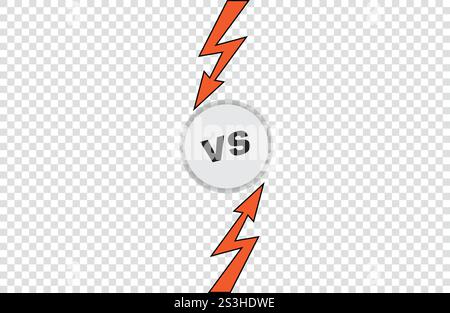 Versus icons set. VS letters set. Battle icons Stock Vector