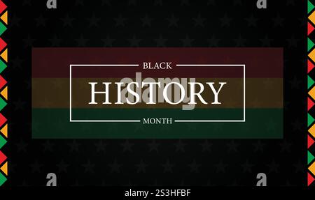 Celebrating Black History Month 2025 Stock Vector