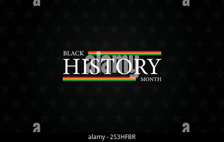 Celebrating Black History Month 2025 Stock Vector