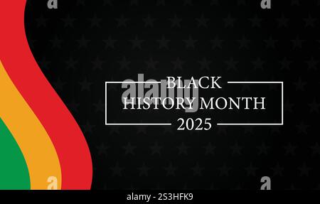 Celebrating Black History Month 2025 Stock Vector