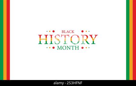 Celebrating Black History Month 2025 Stock Vector