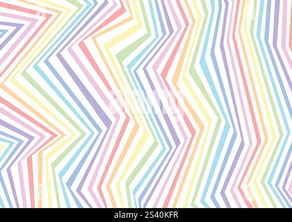 Colorful Abstract geometric pattern line. For web and digital media. Stock Vector