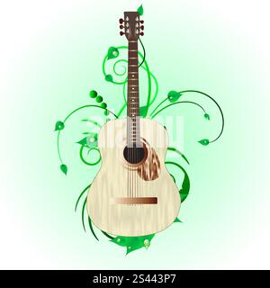 Grunge vector music background for design use Stock Vector