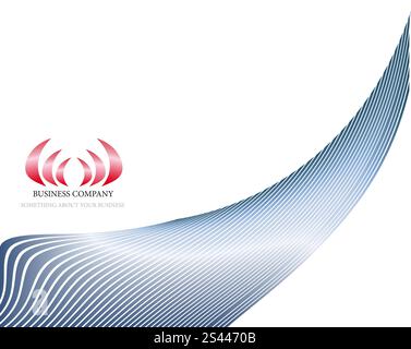 Abstract company page background for business use Stock Vector