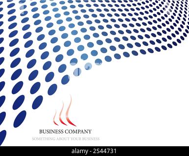 Abstract company page background for business use Stock Vector