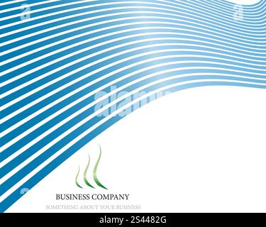 Abstract company page background for business use Stock Vector