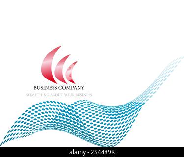Abstract company page background for business use Stock Vector