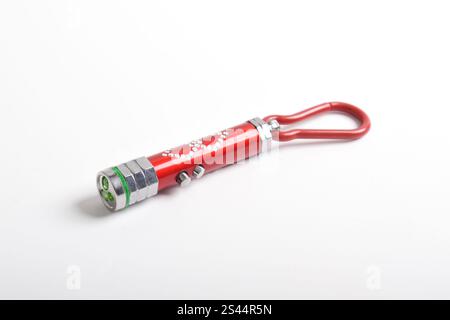 Laser pointer flashlight isolated on white background. Laser pointer for presentation Stock Photo