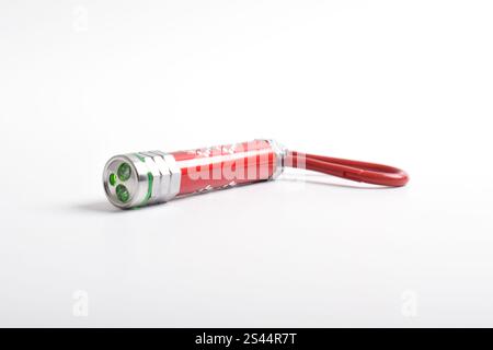 Laser pointer flashlight isolated on white background. Laser pointer for presentation Stock Photo