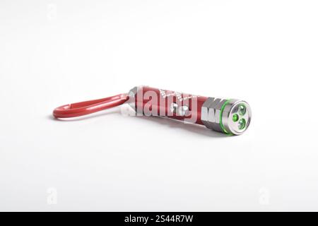 Laser pointer flashlight isolated on white background. Laser pointer for presentation Stock Photo