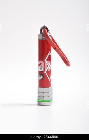 Laser pointer flashlight isolated on white background. Laser pointer for presentation Stock Photo