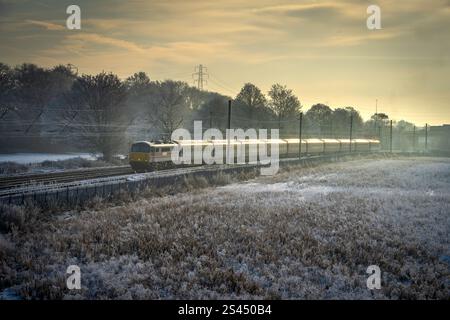 Royal Sovereign 87002 electric locomotive hauling the Capitals Scot ...