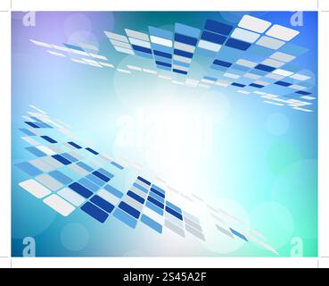Abstract technology background for use in web design. Vector illustration. Stock Vector
