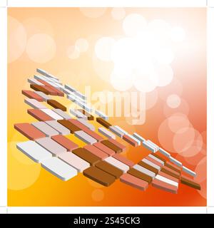 Abstract technology background for use in web design. Vector illustration. Stock Vector