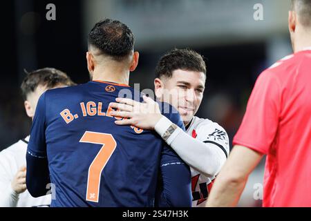 Borja Iglesias of RC Celta de Vigo reacts prior to the LaLiga EA Sports