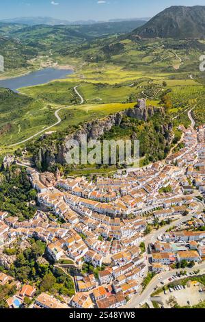 Zahara De La Sierra Cadiz Andalusia Spain A Reservoir Lake In The 