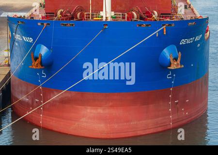 Genco Wasp cargo ship, Mazatlan, Sinaloa, Mexico Stock Photo