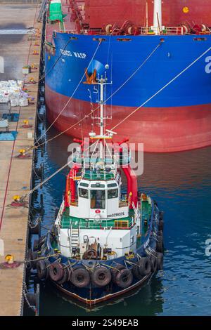 Genco Wasp cargo ship, Mazatlan, Sinaloa, Mexico Stock Photo