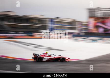 17 NATO Norman (fra), Nissan Formula E Team, Nissan e-4ORCE 05, action during the Mexico City ePrix, 2nd round of the 2024-25 ABB FIA Formula E World Championship, on the Autodromo Hermanos Rodriguez from January 10 to 11, 2025 in Mexico City, Mexico Stock Photo