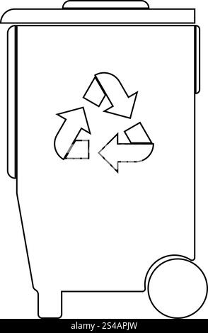 Recycling box icon Reuse arrows graphic Environmental care symbol Recycling box icon Reuse arrows graphic Environmental care symbol