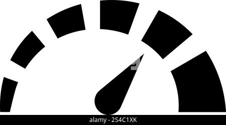 Speedometer icon for simple flat style ui design Stock Vector Image ...