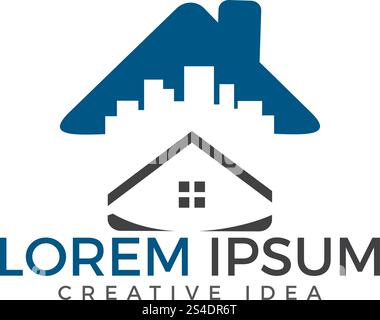 Home Logo design. Real estate agent or Company logo. Stock Vector