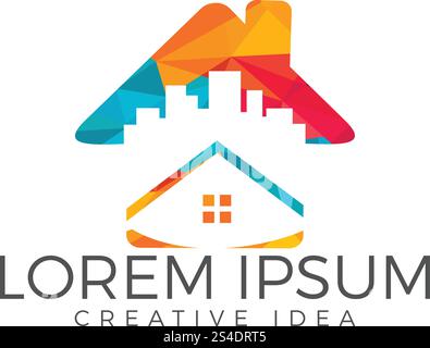 Home Logo design. Real estate agent or Company logo. Stock Vector