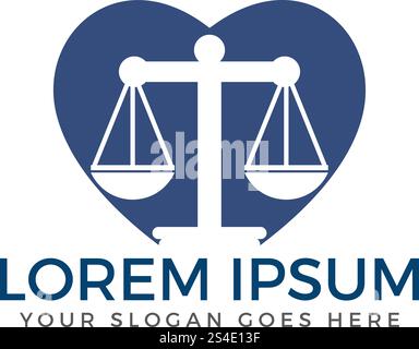 Law Firm Logo Design. Stock Vector