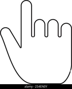 Hand point select declare index finger forefinger for click concept ...