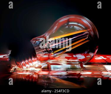 Abstract Light Globe Stock Photo