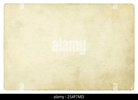 Vintage paper background isolated - (clipping path included) Stock Photo