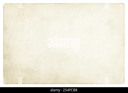Vintage paper background isolated - (clipping path included) Stock Photo