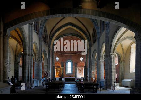 Sacra di San Michele,Saint Michael's Abbey,Turin,Piedmont,Italy Stock Photo