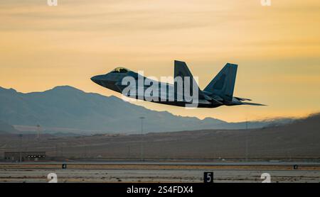 An F-22 Raptor II fighter jet assigned to the 422nd Test and Evaluation ...