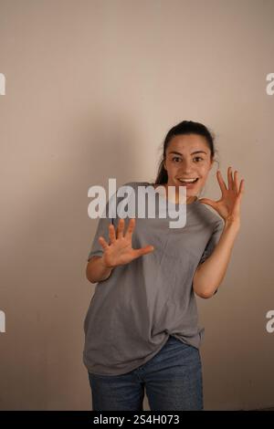 The body language emphasizes the element of unpredictability of the ...
