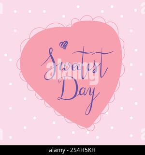 Sweet day logo. Simple illustration of sweet day vector logo for web design. Sweet day logo, simple style Stock Vector