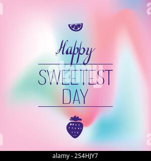 Fruit sweet day logo. Simple illustration of fruit sweet day vector logo for web design. Fruit sweet day logo, simple style Stock Vector