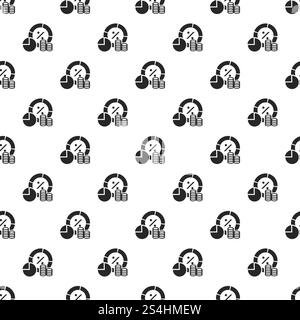 Finance money graph pattern seamless repeat background for any web design. Finance money graph pattern seamless Stock Vector