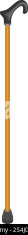 Wood stick icon. Isometric of wood stick vector icon for web design isolated on white background. Wood stick icon, isometric style Stock Vector