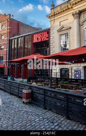 Bristol Old Vic Theatre in the Theatre Royal in King St, Bristol. Oldest continually operating theatre in the UK. Grade I, Built 1764 to 1766. Stock Photo