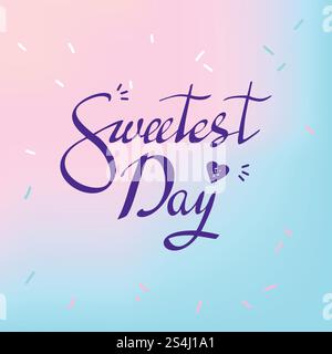 Sweetest day logo. Simple illustration of sweetest day vector logo for web design. Sweetest day logo, simple style Stock Vector