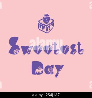 Fruit sweetest day logo. Simple illustration of fruit sweetest day vector logo for web design. Fruit sweetest day logo, simple style Stock Vector