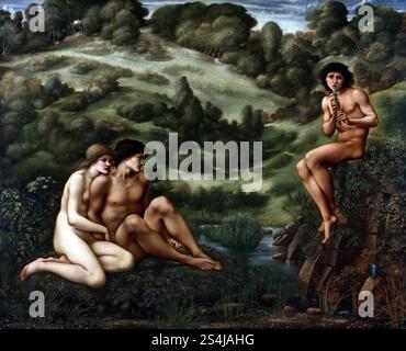 The Garden of Pan, 1886-87, Painting by Edward Burne-Jones Stock Photo