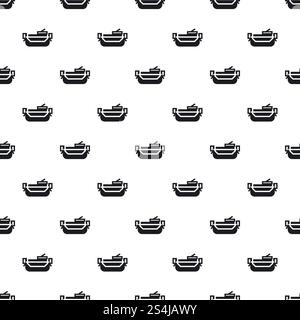 School lunchbox pattern seamless vector repeat for any web design. School lunchbox pattern seamless vector Stock Vector