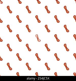 Climb rope pattern seamless vector repeat for any web design. Climb rope pattern seamless vector Stock Vector