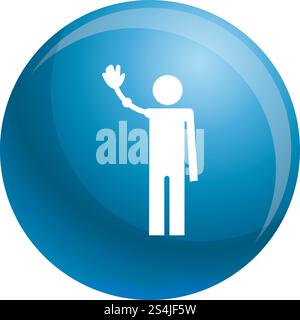 Invalid person group icon. Simple illustration of invalid person group vector icon for web design isolated on white background. Invalid person group icon, simple style Stock Vector