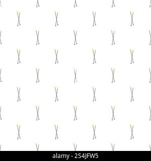 Ski sticks pattern seamless vector repeat for any web design. Ski sticks pattern seamless vector Stock Vector