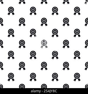 Star emblem pattern seamless vector repeat for any web design. Star emblem pattern seamless vector Stock Vector