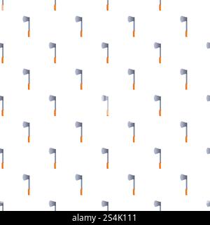 Hiking axe pattern seamless vector repeat for any web design. Hiking axe pattern seamless vector Stock Vector