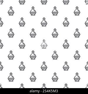 Jewish wine pattern seamless vector repeat for any web design. Jewish wine pattern seamless vector Stock Vector